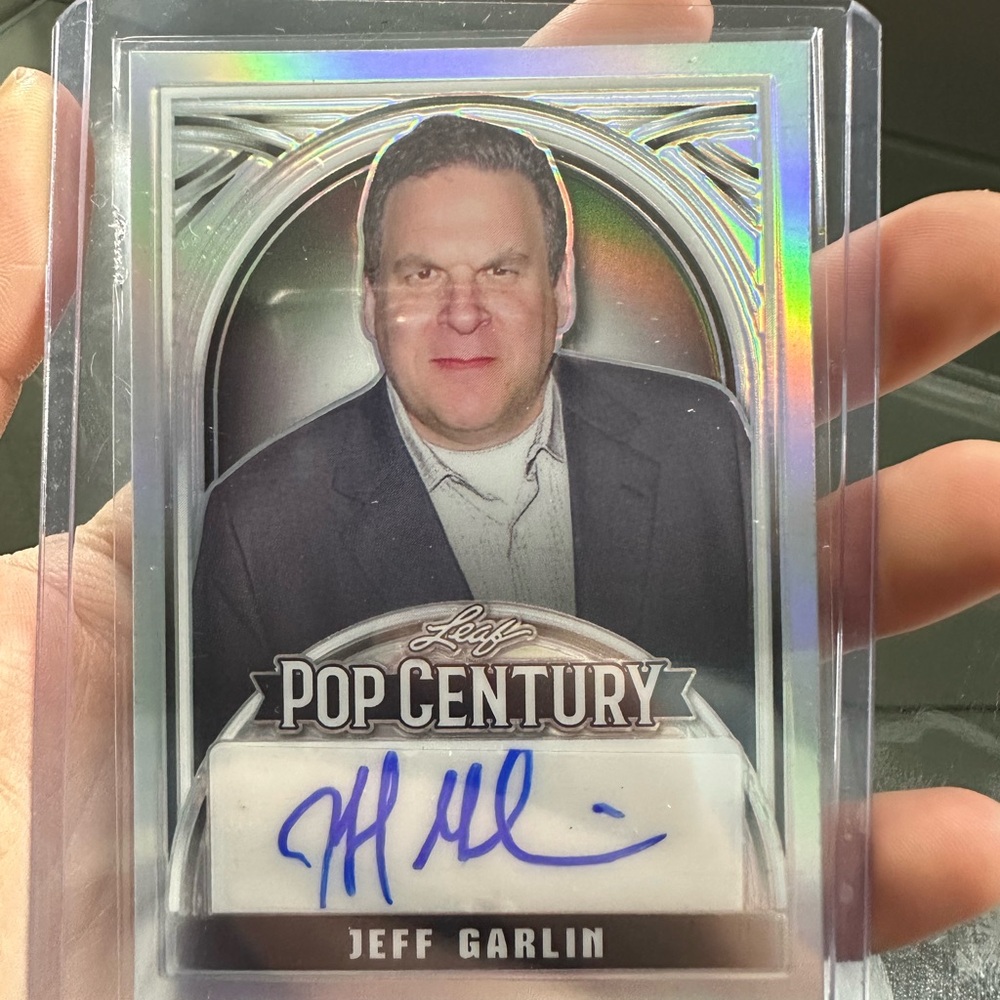 Jeff Garlin autographed leaf card 6/25